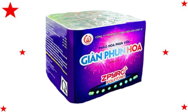 Giàn phun hoa 25 ống Pháo Hoa Bộ quốc Phòng z121