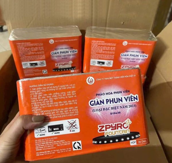 Giàn phun viên 36 đặc biệt 2023