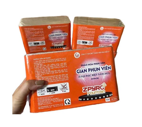 Giàn phun viên 36 đặc biệt của Bộ Quốc Phòng