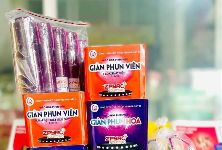 Cửa hàng pháo hoa z121 nam định