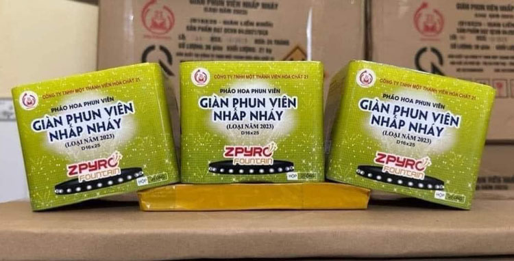 Cửa hàng Pháo Hoa Z121 tại Bình Thuận