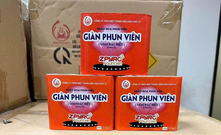 Cửa hàng pháo hoa Z121 tại Quảng Bình