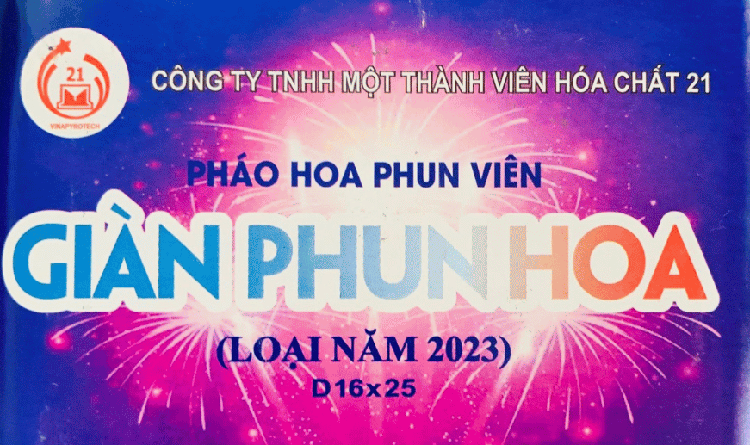 Pháo hoa Giàn phun hoa loại 2023