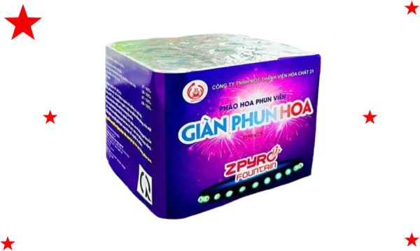 Giàn phun hoa Pháo Hoa Bộ Quốc Phòng