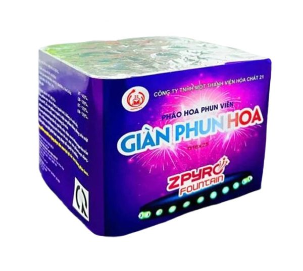 Giàn phun hoa Pháo Hoa Bộ Quốc Phòng