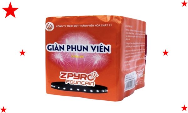 giàn phun viên 25 ống pháo hoa bộ quốc phòng