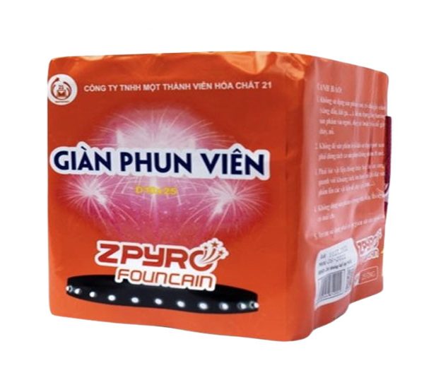 giàn phun viên 25 ống pháo hoa bộ quốc phòng