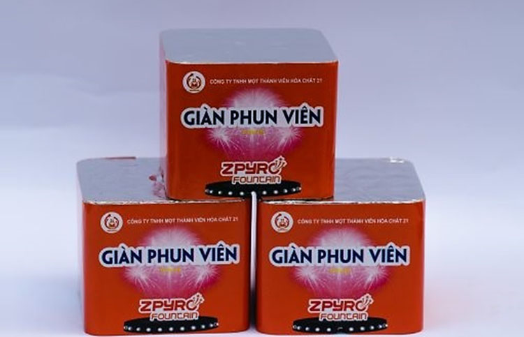 Giàn Phun viên 25 ống