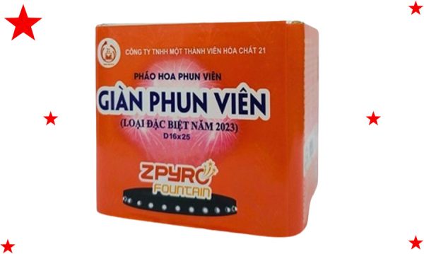 Giàn phun viên đăc biệt 2023 Pháo Hoa Bộ quốc Phòng