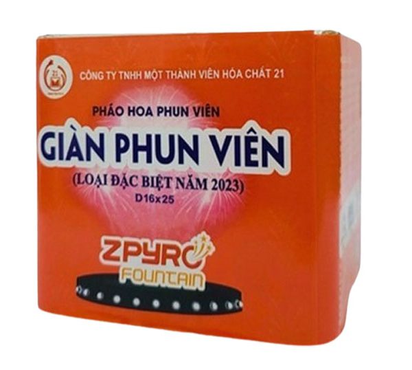 Giàn phun viên đăc biệt 2023 Pháo Hoa Bộ quốc Phòng