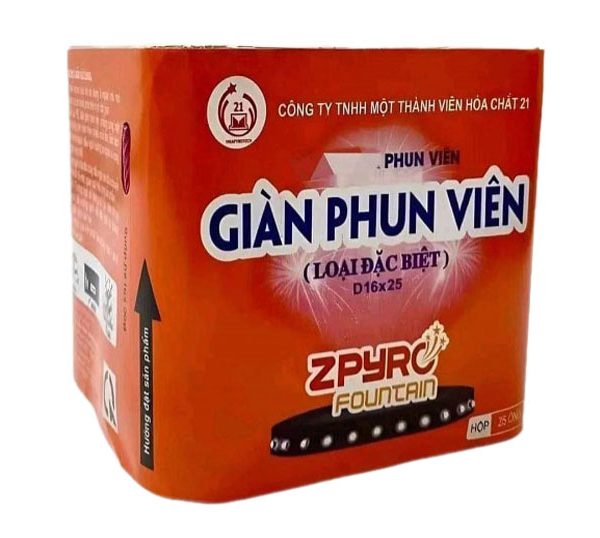 Giàn phun viên đặc biệt Pháo Hoa Z121 Bộ Quốc Phòng