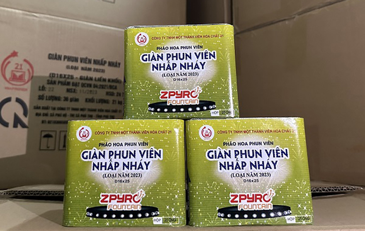 Giàn Phun Viên Nhấp Nháy loại 2023