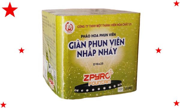 Giàn phun viên nhấp nháy 2024 Pháo Hoa z121 Bộ quốc Phòng