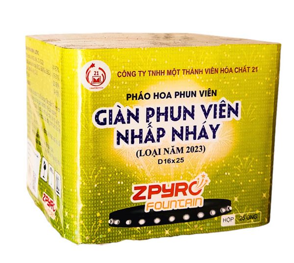 Giàn phun viên nhấp nháy loại 2023