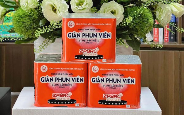 Pháo Hoa bộ quốc phòng Giàn phun viên đặc biệt