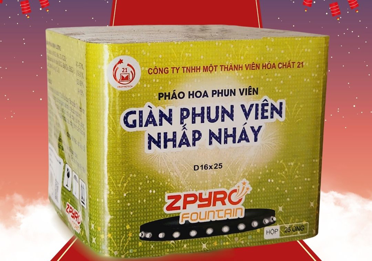 pháo hoa z121 bộ quốc phòng loại mới nhất