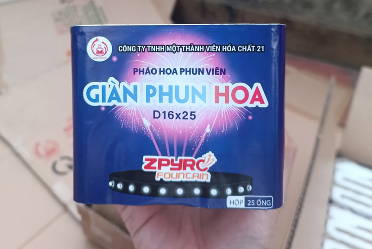 Điểm bán pháo hoa bộ Quốc phòng tại Hoàng Mai
