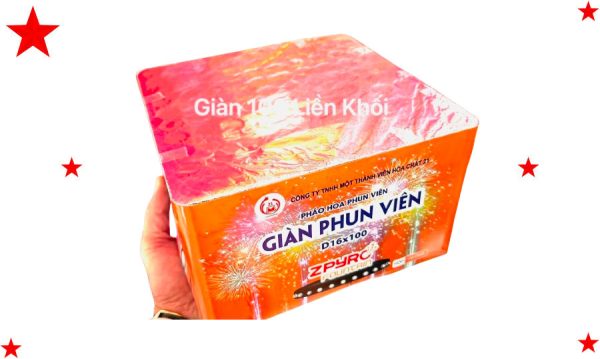 Giàn Pháo Hoa 100 Liền Khối